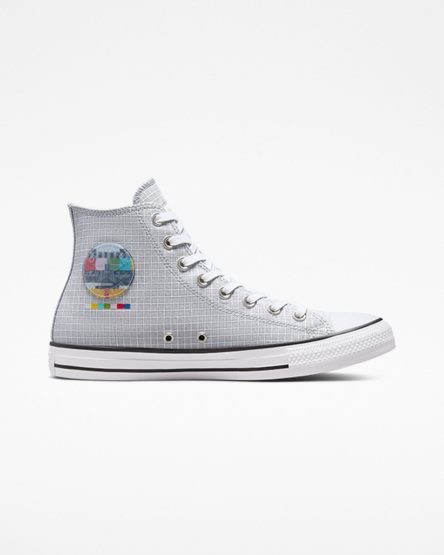 Tenisi Inalti Barbati Converse Chuck Taylor All Star Color Grid Gri Colorati | RO JAR13U106